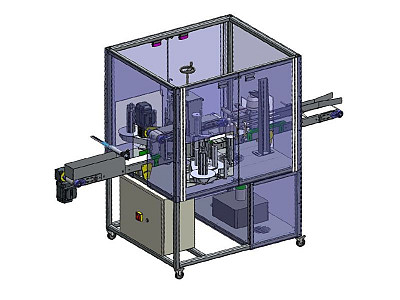 Inox linija za induktivno varjenje in etiketiranje plastenk