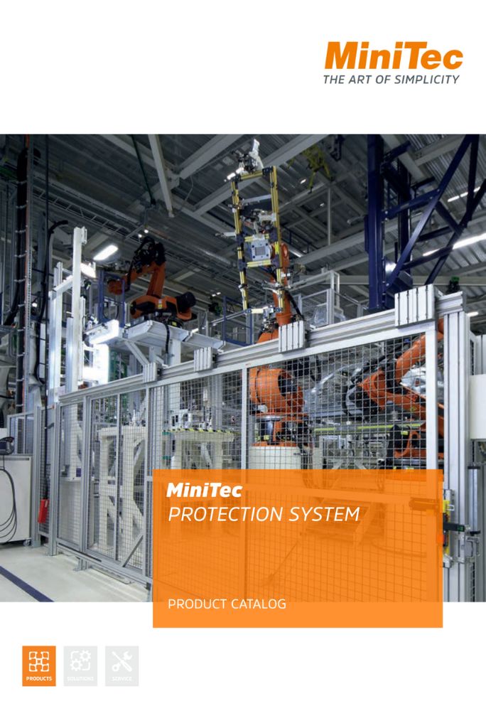 Zaščitne in varovalne ograje - Minitec katalog