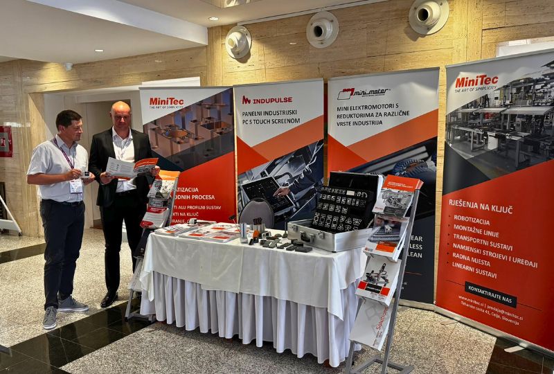 Minitec razstavni prostor na forumu IRT Adria 2025
