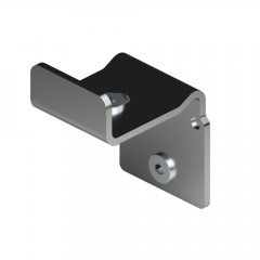 ANGLE BRACKET WITH STOP 45 FRS-0°