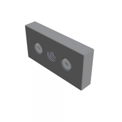 BASE AND TRANSPORT PLATE 45X90 M16