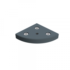 CONNECTING PLATE 90 R 90° M12