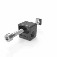 Belt tensioning tool for 45 conveyor belt