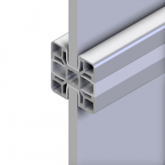 CLAMP/COVER PROFILE 30 LIGHT GREY