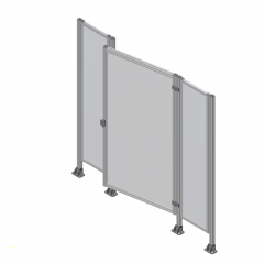 DOOR SG 1000 X 1820 PC - 45X45F  FOR DIN RIGHT / LEFT IMPLEMENTATION