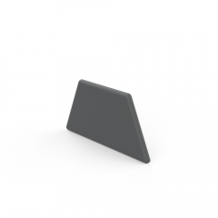 END CAP 45/22,5° GREY