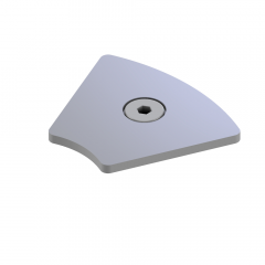 END CAP 45 R 45° ALU