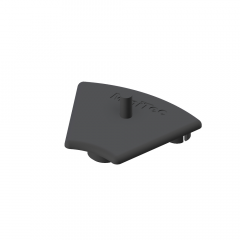 END CAP 45 R 45° Z GREY