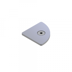 END CAP 45 R 90° ALU