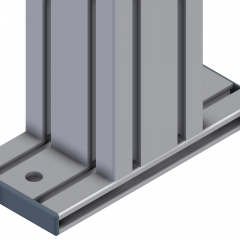 MONTAŽNA PLOŠČA 90X19 ZA NOGO