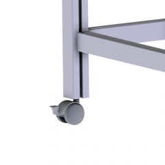 FURNITURE WHEEL WITH LOCKING DEVICE