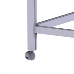 FURNITURE WHEEL WITH OUT LOCKING DEVICE