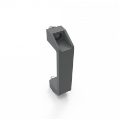 ROČAJ 120 SIV Z VZMETNIMI MATICAMI