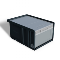 ŠKATLA ZA SHRANJEVANJE S POKROVOM IN PREGRADO