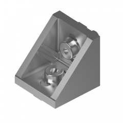 ANGLE 45 VA WITH NUTS M8 POSITIONAL FIX