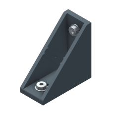 ANGLE 45X90 GD-Z 
WITH SQUARE NUT M8 WITH POSITION-FIXING