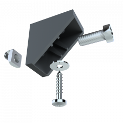 MOUNTING BRACKET FOR TABLE TOPS INCL. FIXATION MATERIAL