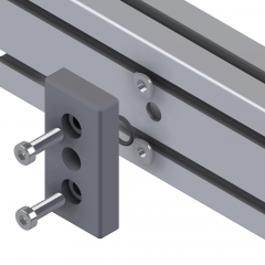 PNEUMATIC CONNECTION PLATE 45 G1/8