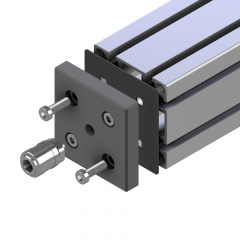 PNEUMATIC CONNECTION PLATE 90X90 G1/8
