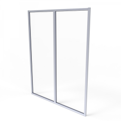 GUARD UNIT SG 1750 X 1820 POLY-KP 32X32 WITH VERTICAL INTERMEDIATE SUPPORT