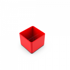 RED ORGANISER BOX 54X54X45 MM