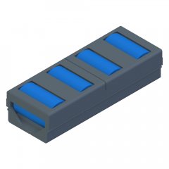 PULLEY CARRIER 45X45R WITH COVER