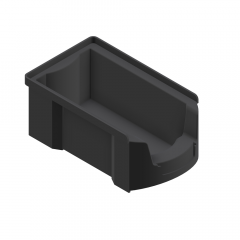 ŠKATLA ZA SHRANJEVANJE ČRNA ESD 350 X 200 X 146