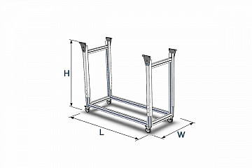 NOGE TRANSPORTERJA - ROČNO NASTAVLJIVA VIŠINA
