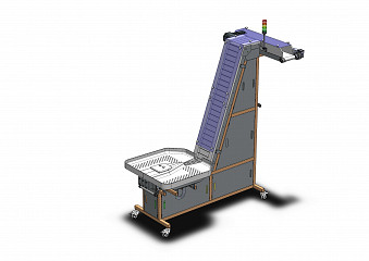 TRAČNI ELEVATOR ZA FARMACIJO