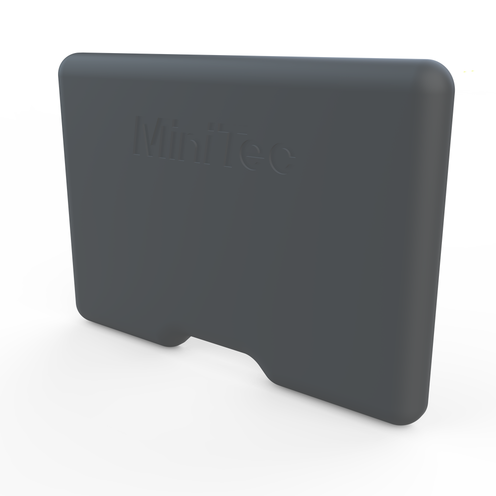 End cap for clamping profile 45x32 K grey