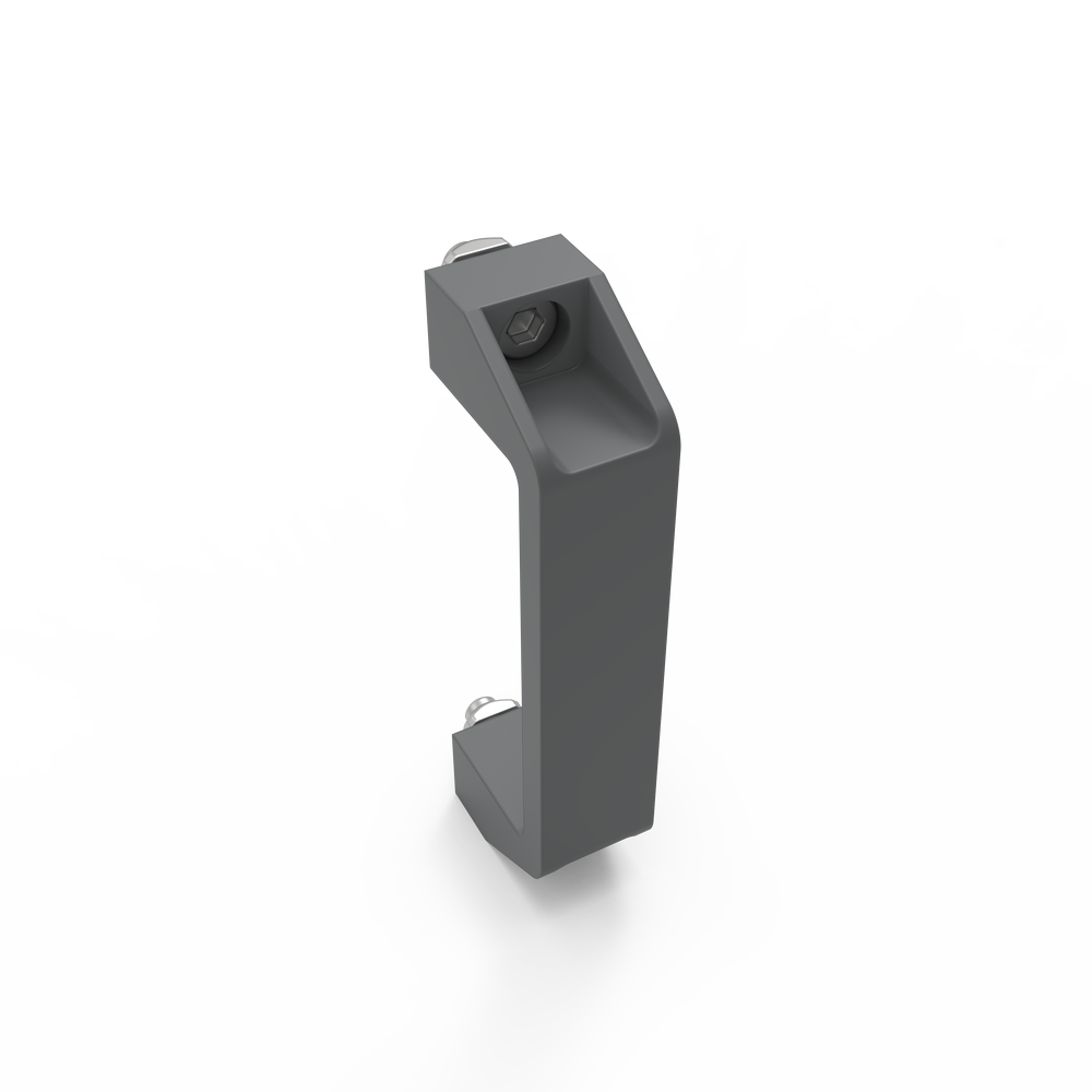 ROČAJ 120 SIV Z VZMETNIMI MATICAMI