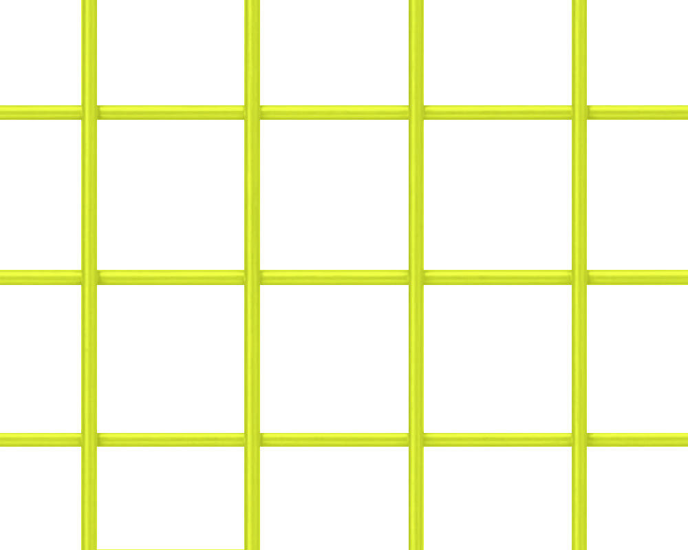 MESH WELDED YELLOW 30x30x3mm // 1000 x 2000 mm