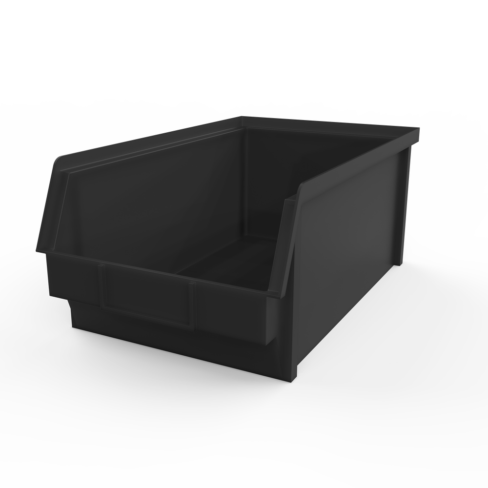 ŠKATLA ZA SHRANJEVANJE ČRNA ESD 350 X 200 X 145