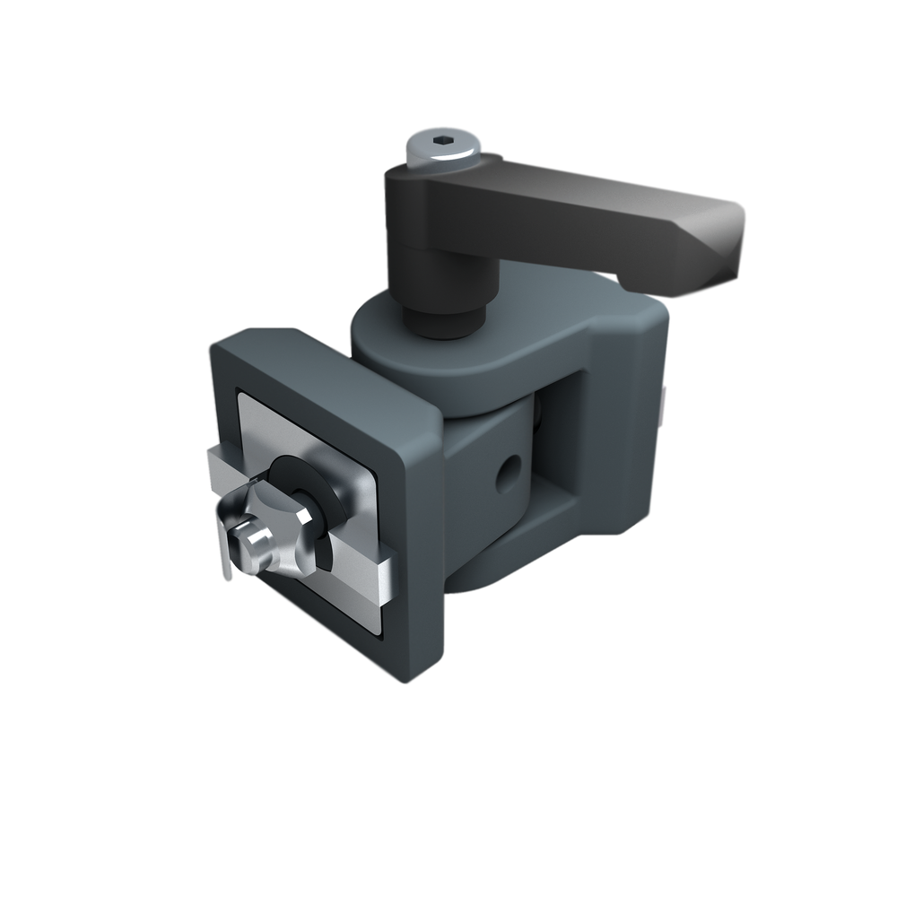 Swivel Link 45 fixable with Square nut M8 and position-fixing