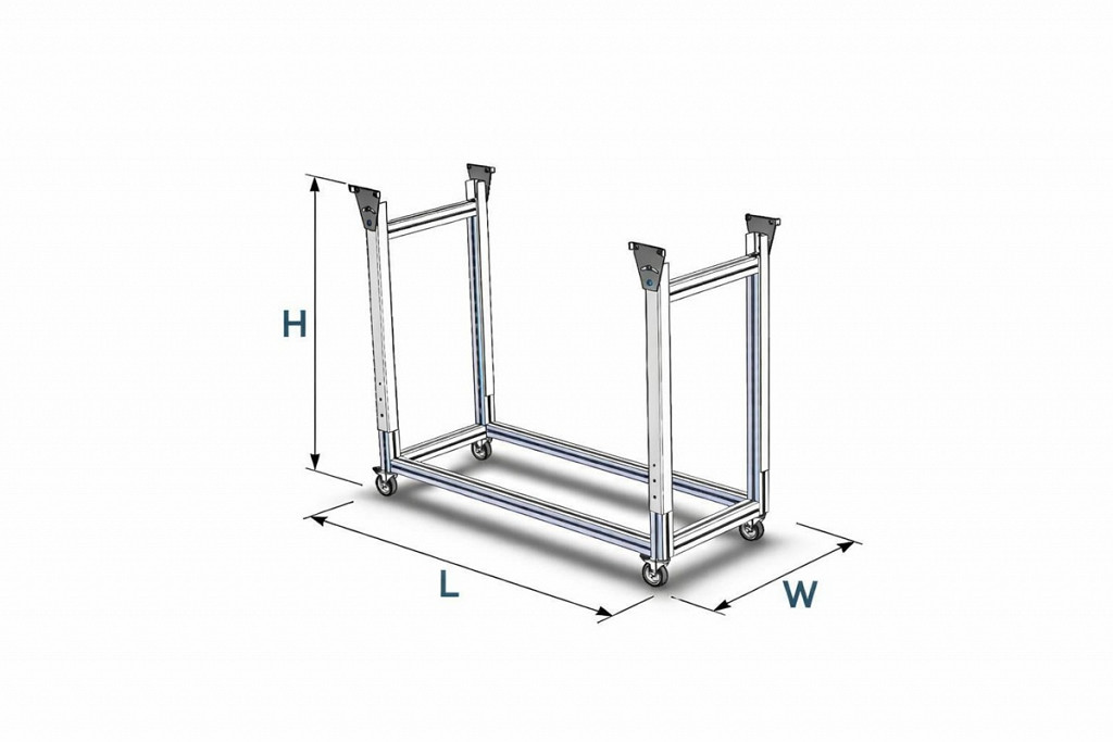 NOGE TRANSPORTERJA - ROČNO NASTAVLJIVA VIŠINA