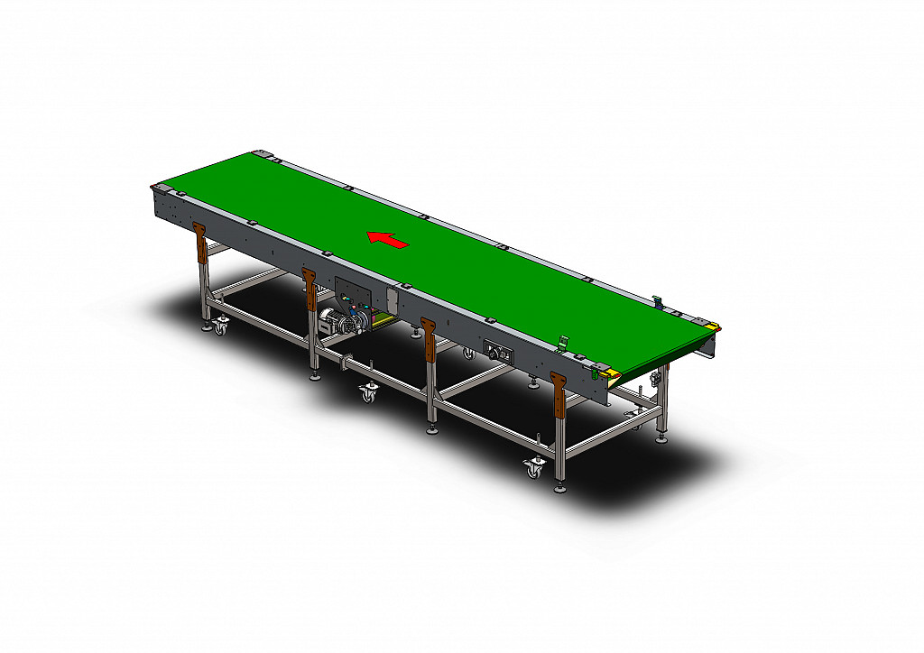 BELT CONVEYOR FOR FOOD INDUSTRY