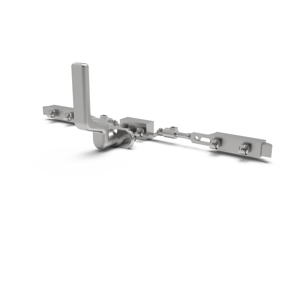 ROD LOCK WITH LOCK LATCH WITH TWO ROUND BARS L = 1200 MM | Minitec