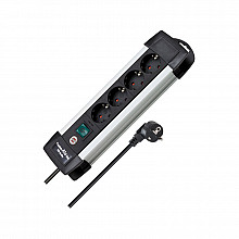 PREMIUM-ALU-LINE POWER STRIP 4-FOLD