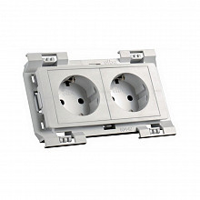 SOCKET DOUBLE AT-MOD PARAPET CHANNEL KPL 16A 230V 4M