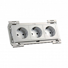 SOCKET TRIPLE AT-MOD PARAPET CHANNEL KPL 16A 230V 6M