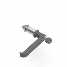 ROČAJ 45 S KLJUČAVNICO (SIV)