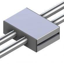 VOZIČEK LINEARNI  LB 45X135 L=90mm SIV