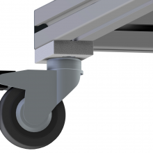 Swivel castor with brake D 75 x 100