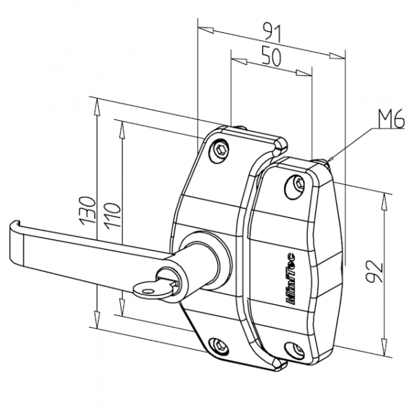 KOMBINIRANO ZAPIRALO Z ROČAJEM 45