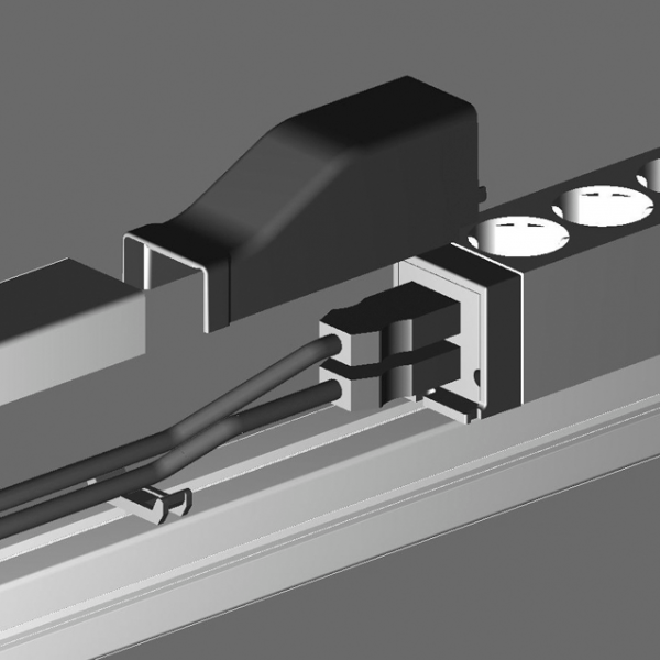 POKROV PRIKLJUČNECE POKROVA KABELSKEGA KANALA 45