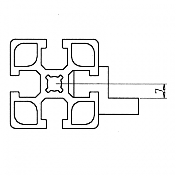 PROFIL DRSNI KOTNI 45