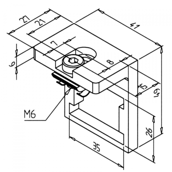 HOLDER ROLLER BAR 30