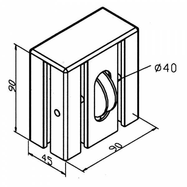 ŠKRIPEC ZA JEKLENICO 45