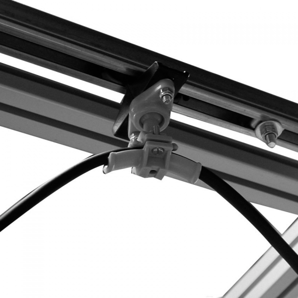 Cable trolley for round cables