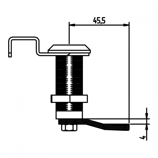 KAVELJ KLJUČAVNICE + 4mm